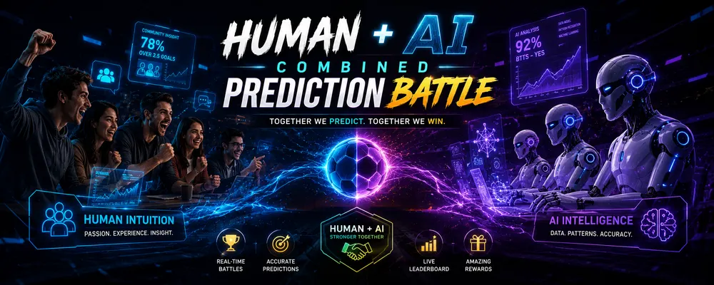Human + AI Combined Prediction Battle — together we predict, together we win